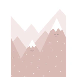 ESTAhome Fotobehang - Bergen - Oudroze - 200 X 279 Cm - 159091