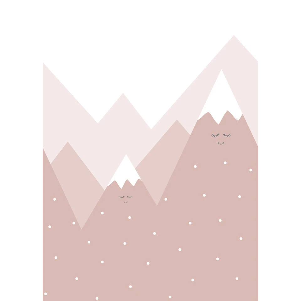 ESTAhome Fotobehang - Bergen - Oudroze - 200 X 279 Cm - 159091