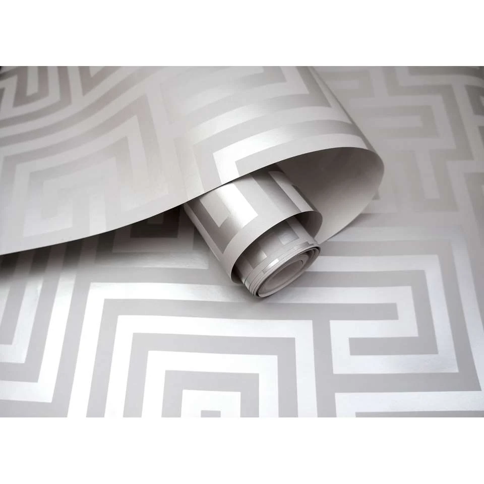 Dutch Wallcoverings - Indulgence Maze Grey - 0,53x10,05m - Afbeelding 4