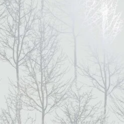 Dutch Wallcoverings - Indulgence Rhea Trees Grey/silver - 0,53x10,05m