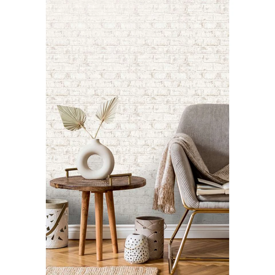 Dutch - Indulgence Metallic Brick Cream/rose/gold - 0,53x10,05m - Afbeelding 3