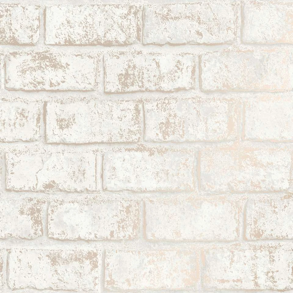 Dutch - Indulgence Metallic Brick Cream/rose/gold - 0,53x10,05m - Afbeelding 4