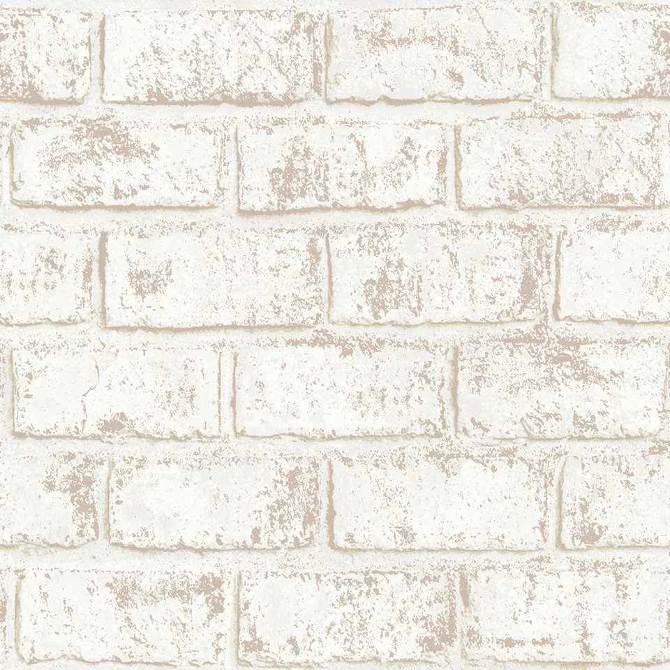 Dutch - Indulgence Metallic Brick Cream/rose/gold - 0,53x10,05m