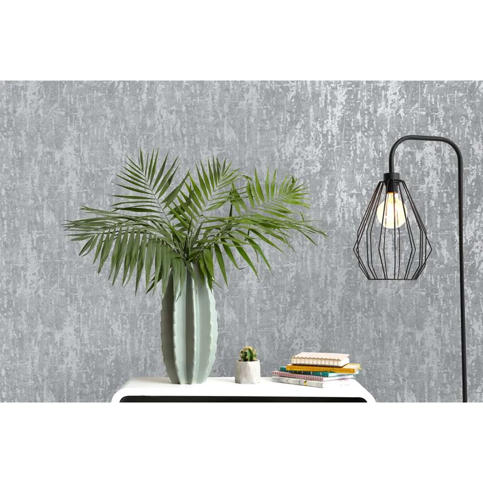 Dutch Wallcoverings - Indulgence Urban Loft Texture Grey -0,53x10,05m - Afbeelding 4