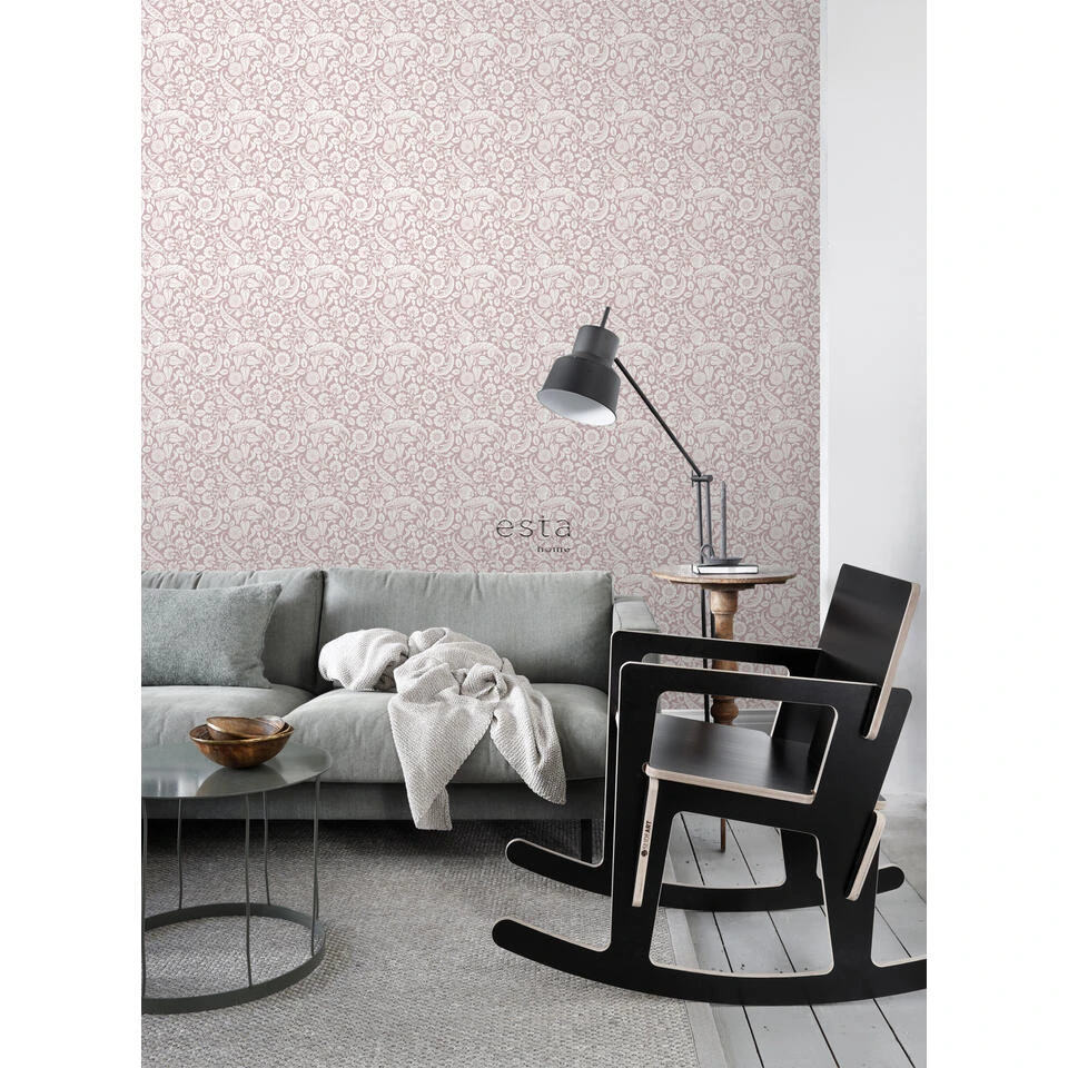 ESTAhome Behang - Bloemmotief - Lichtpaars - 50 X 900 Cm - 139331 2 ESTAhome Behang - Bloemmotief - Lichtpaars - 50 X 900 Cm - 139331 - Afbeelding 2