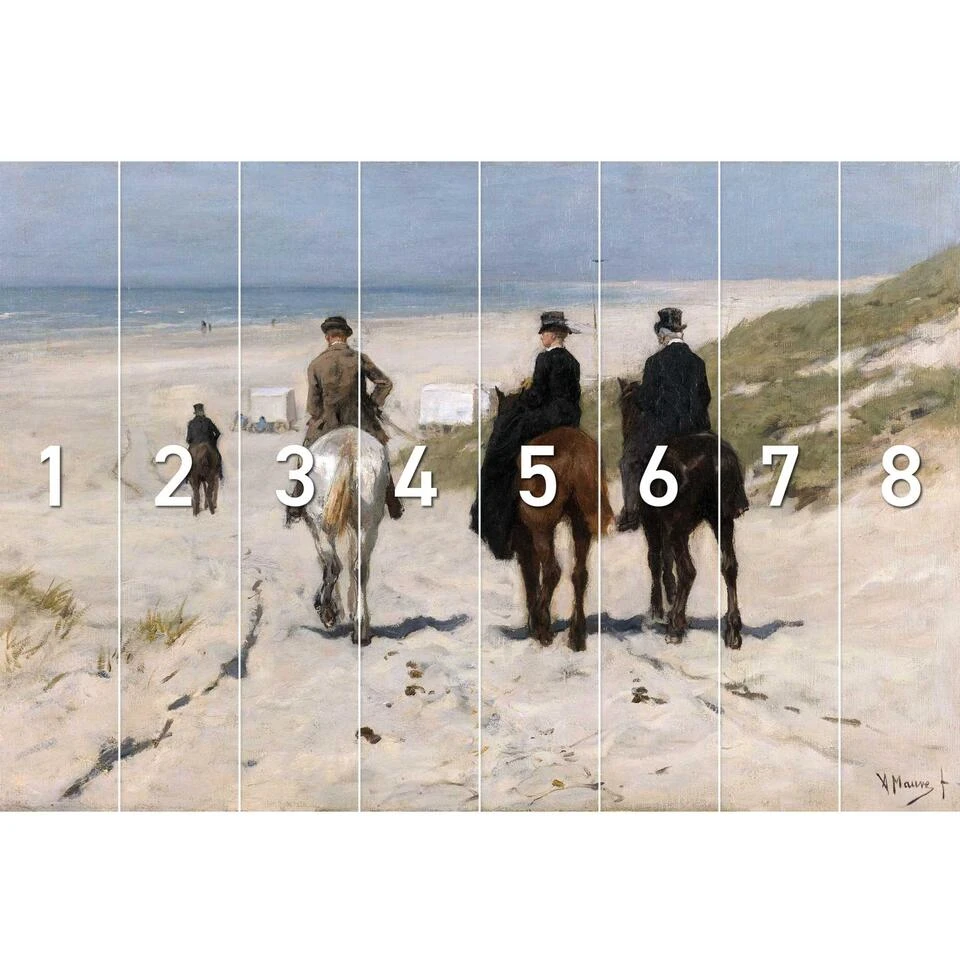 Fotobehang Anton Mauve Morgenrit Langs Het Strand 260x384 Cm Beige 3 Fotobehang Anton Mauve Morgenrit Langs Het Strand 260x384 Cm Beige - Afbeelding 3