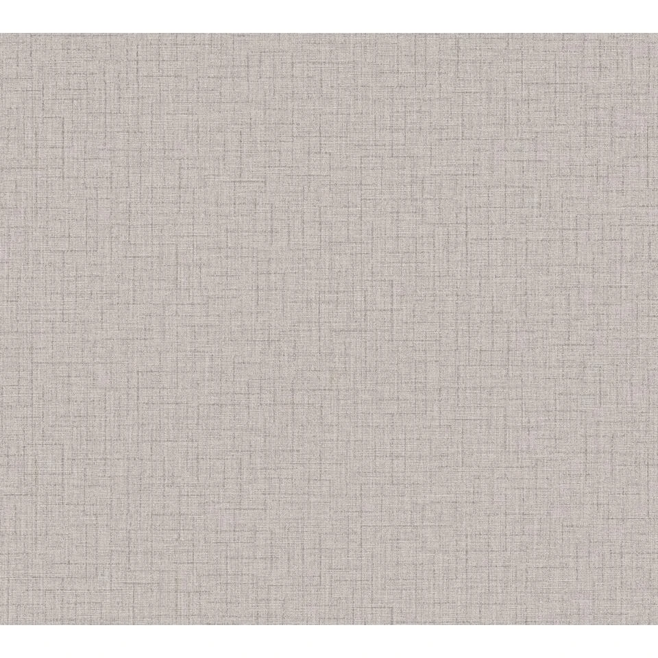 Livingwalls Behang - Linnenstructuur - Licht Taupe - 53 Cm X 10,05 M - AS-379531 - Afbeelding 2