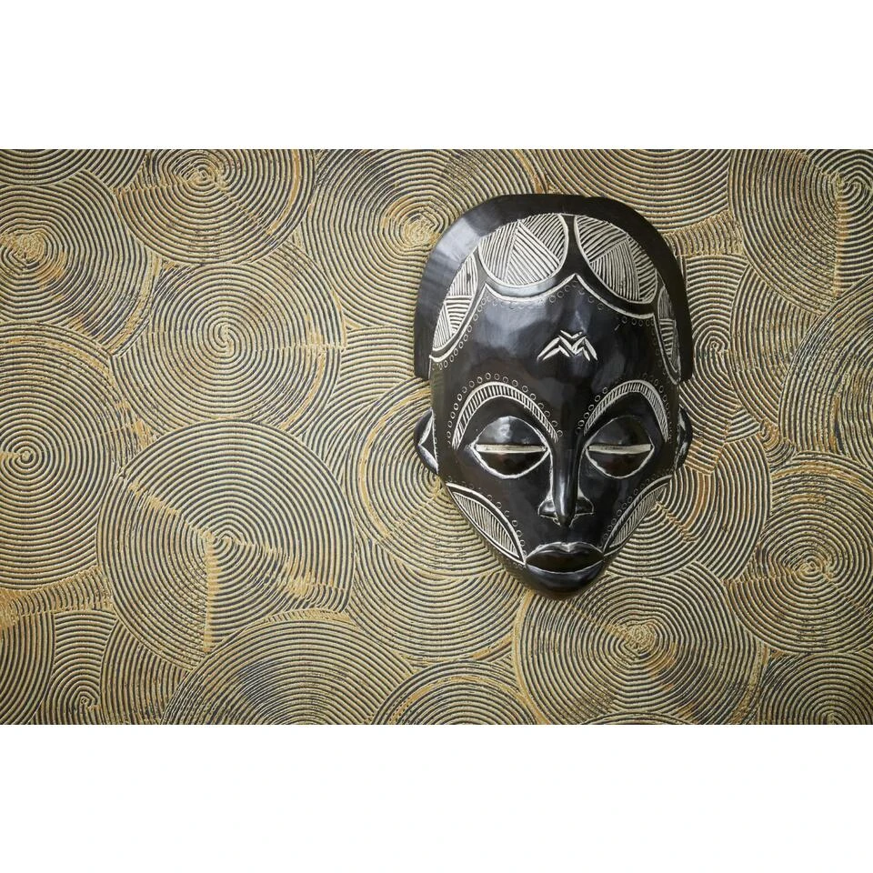 Livingwalls Behang - 3D-motief - Goud En Grijs - 53 Cm X 10,05 M - AS-379003 - Afbeelding 3