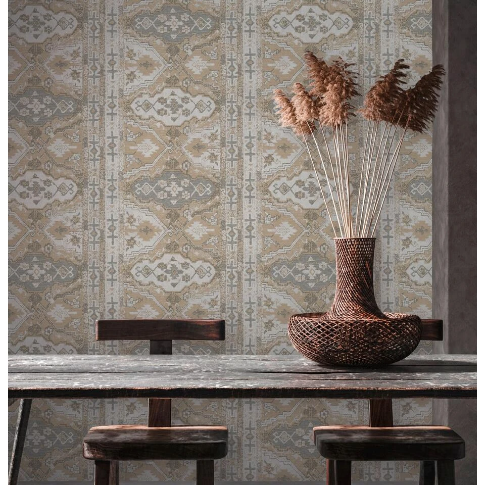 Livingwalls Behang - Oosters Motief - - 53 Cm X 10,05 M - AS-378683 - Afbeelding 4