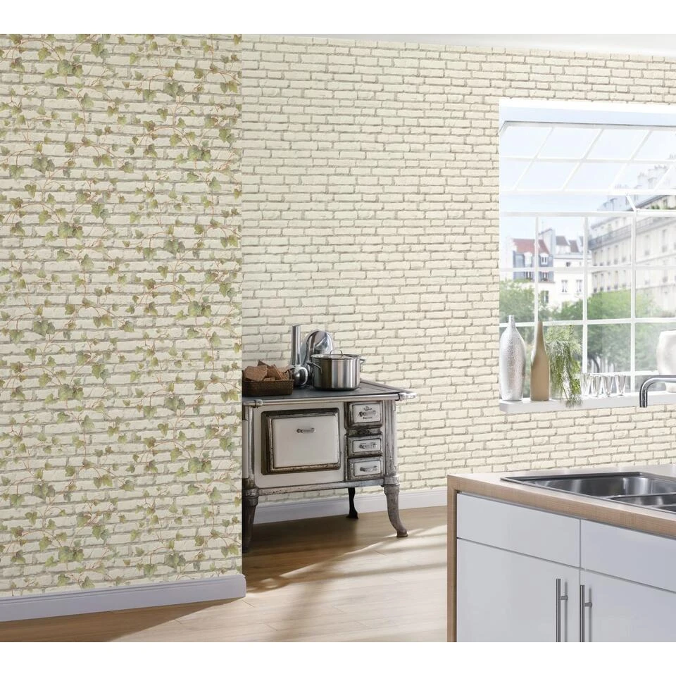 A.S. Création Behang - Steen - Wit En Grijs - 53 Cm X 10,05 M - AS-319431 - Afbeelding 3