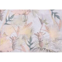 Komar Fotobehang - Tropical Concrete - Roze En Blauw - 368 X 254 Cm - 610935