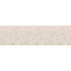 Sanders & Sanders Zelfklevende Behangrand - Bloemmotief - Beige - 13.8 X 500 Cm