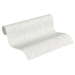 A.S. Création Behang - Geschilderd Effect - Lichtgrijs - 53 Cm X 10,05 M - AS