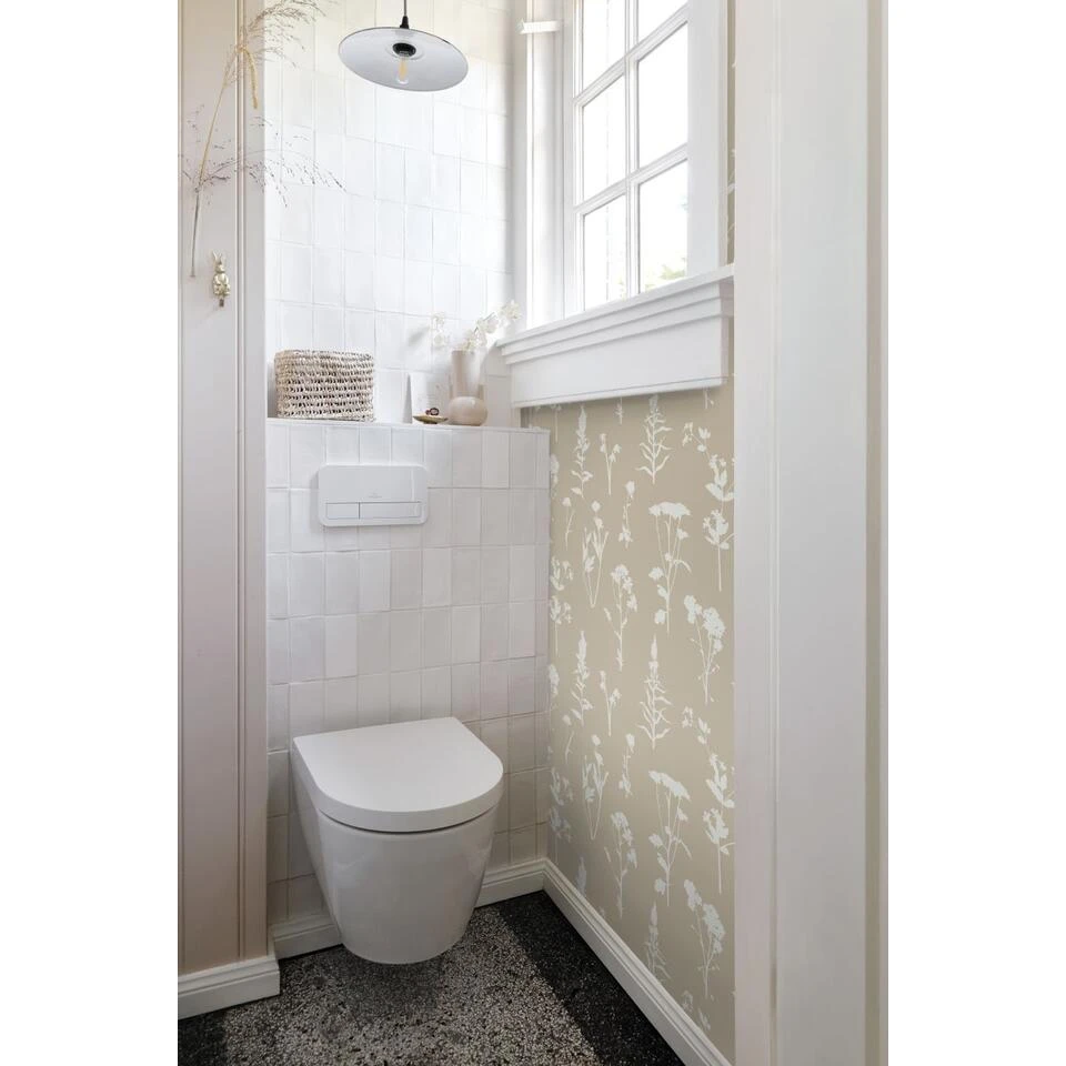 ESTAhome Behang - Veldbloemen - Zand Beige - 0.53 X 10.05 M - 139484 - Afbeelding 3