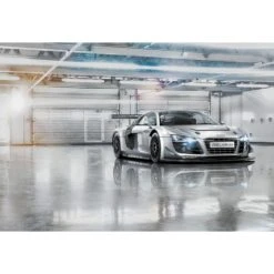 Komar Fotobehang - Audi R8 Le Mans - Grijs - 368 X 254 Cm - 611035