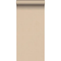 ESTAhome Behang - Linnenstructuur - Warm Beige - 0,53 X 10,05 M - 139472