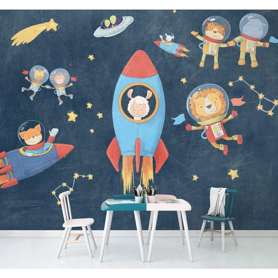 Komar Fotobehang - Friends In Space - Multicolor - 350 X 280 Cm - 610859 - Afbeelding 2