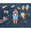 Komar Fotobehang - Friends In Space - Multicolor - 350 X 280 Cm - 610859