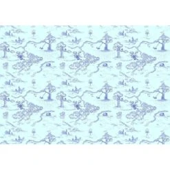 Komar Fotobehang - Winnie De Poeh - Blauw - 400 X 280 Cm - 610079