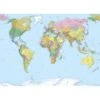 Komar Fotobehang - World Map - Multicolor - 270 X 188 Cm - 611059