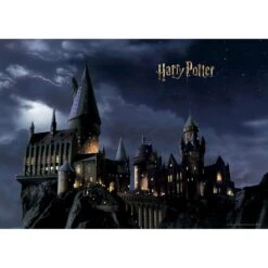 Sanders & Sanders Fotobehang - Harry Potter Zweintstein - Zwart En Donkerblauw