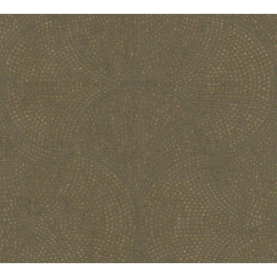 A.S. Création Behang - Art Deco Motief - Bruin - 53 Cm X 10,05 M - AS-380273 - Afbeelding 2