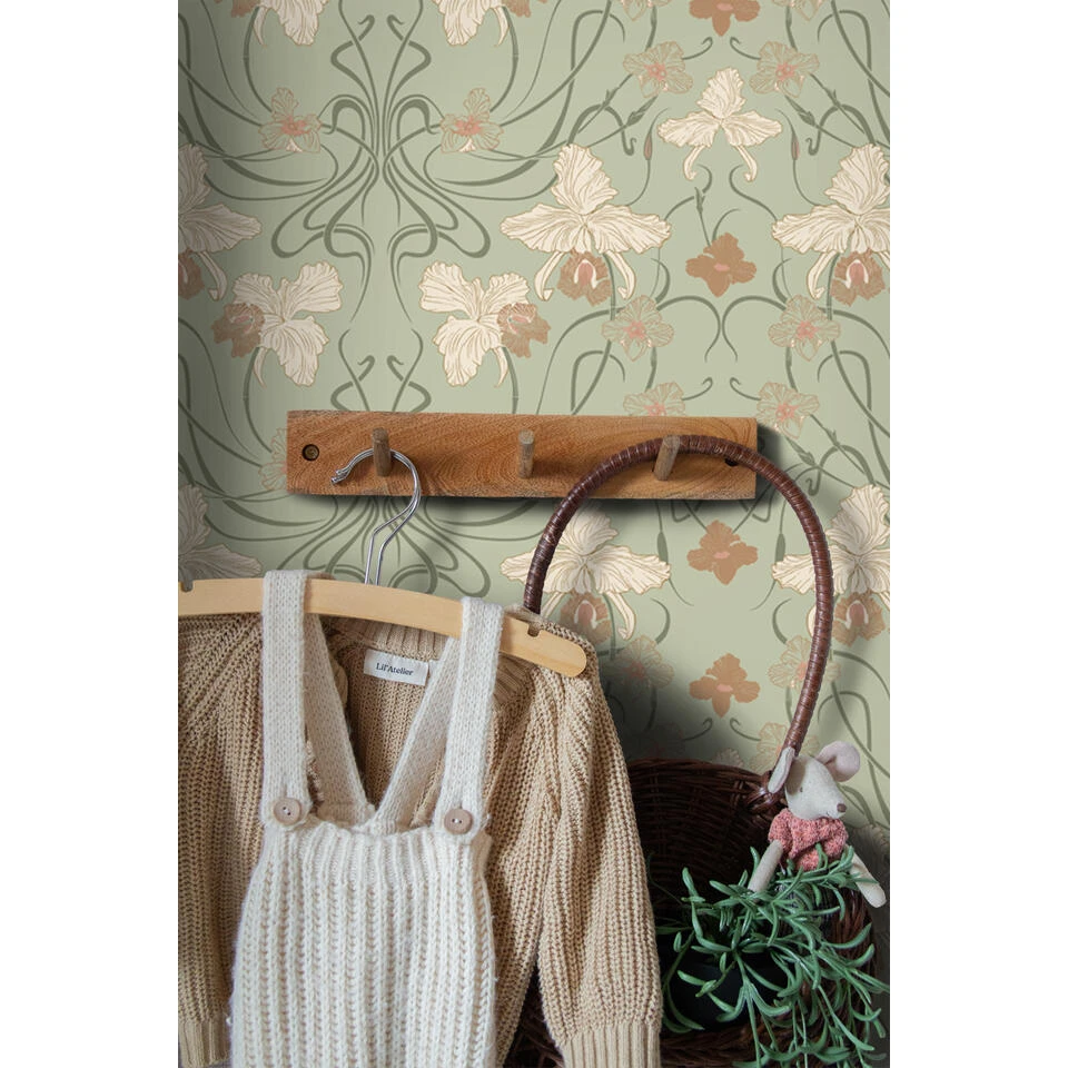 ESTAhome Behang - Vintage Bloemen In Art Nouveau Stijl - Afbeelding 2