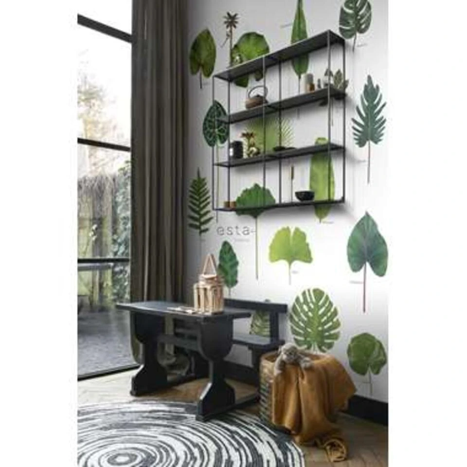 ESTAhome Fotobehang - Tropisch Junglegroen - 1.86 X 2.79 M - Afbeelding 4