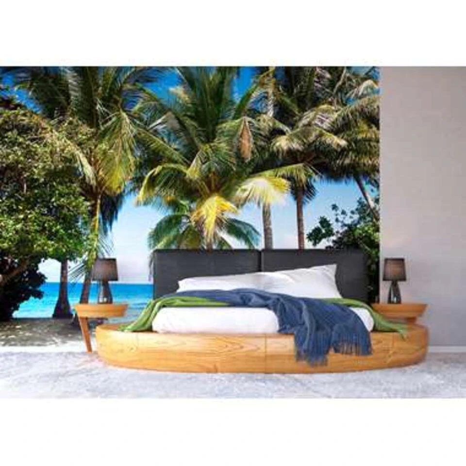 Sanders & Sanders Fotobehang - Tropisch Landschap Met Palmbomen - Afbeelding 2