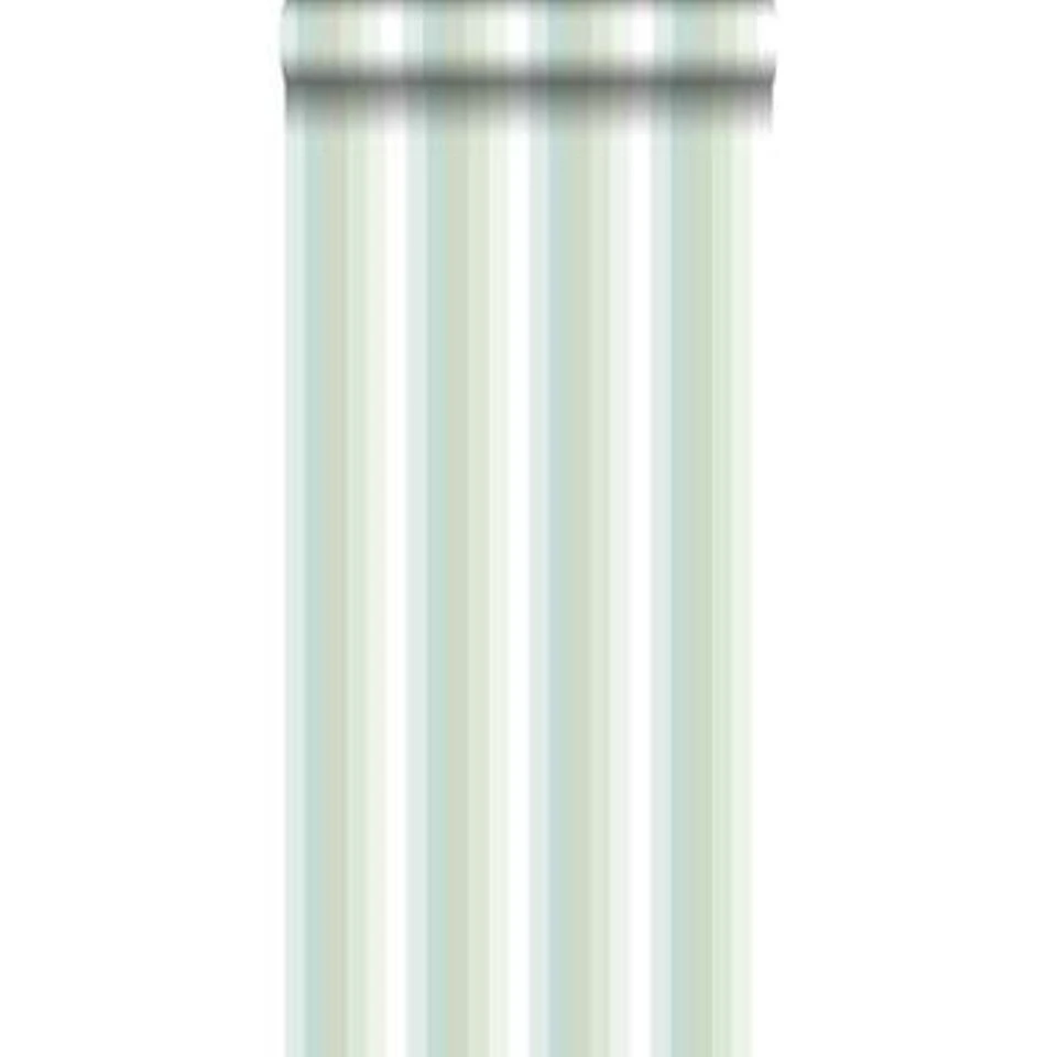 ESTAhome Behang - Strepen Regenboog - Mintgroen - 53 Cm X 10.05 M - Afbeelding 2