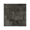 Dutch Wallcoverings - Palma Steen Zwart - 0,53x10,05m