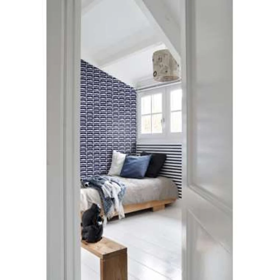 ESTAhome Behang - Auto's - Marine Blauw - 53 Cm X 10,05 M - Afbeelding 3
