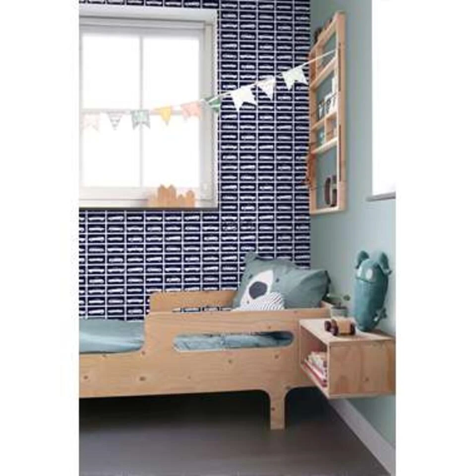 ESTAhome Behang - Auto's - Marine Blauw - 53 Cm X 10,05 M - Afbeelding 4