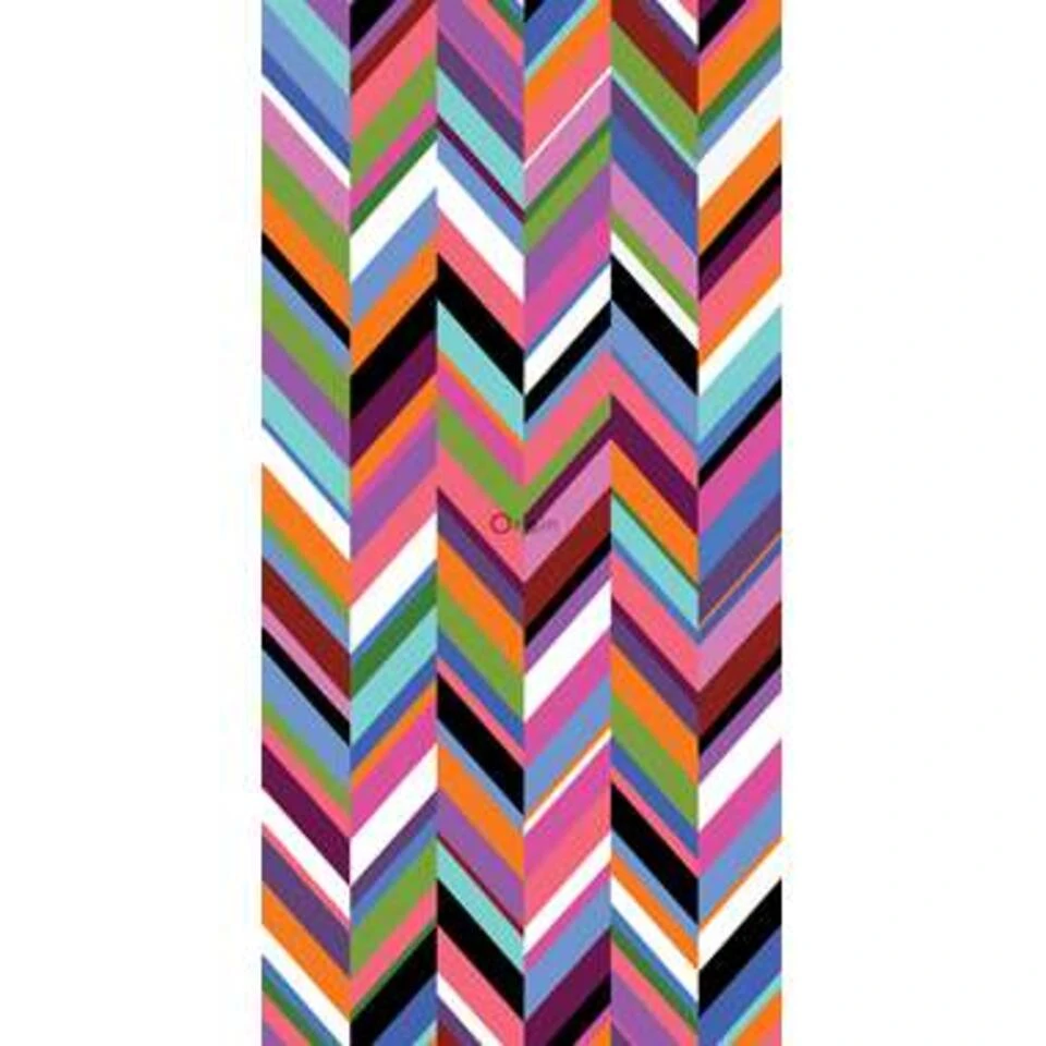 Origin Behang XXL - Zigzag Motief - Meerkleurig - 46 Cm X 8,37 M - Afbeelding 4