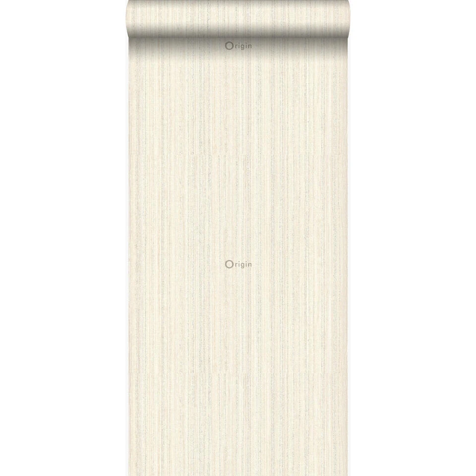 Origin Behang - Textuur - Gebroken Wit - 70 Cm X 10,05 M