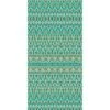 Origin Fotobehang - Coco Ikat - Turquoise - 139,5 Cm X 2,79 M