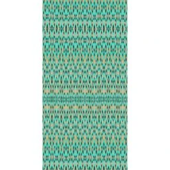 Origin Fotobehang - Coco Ikat - Turquoise - 139,5 Cm X 2,79 M