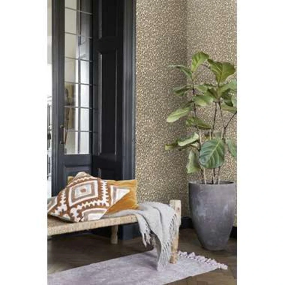 ESTAhome Behang - Panterprint - Bruin - 0.53 X 10.05 M - Afbeelding 3