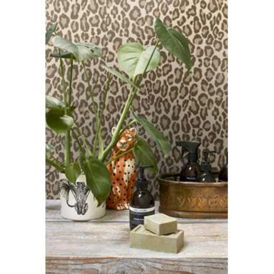 ESTAhome Behang - Panterprint - Bruin - 0.53 X 10.05 M - Afbeelding 4