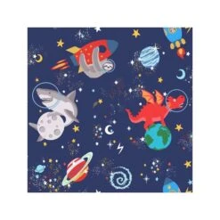 Dutch Wallcoverings - Over The Rainbow- Space Navy - 0,53x10,05m