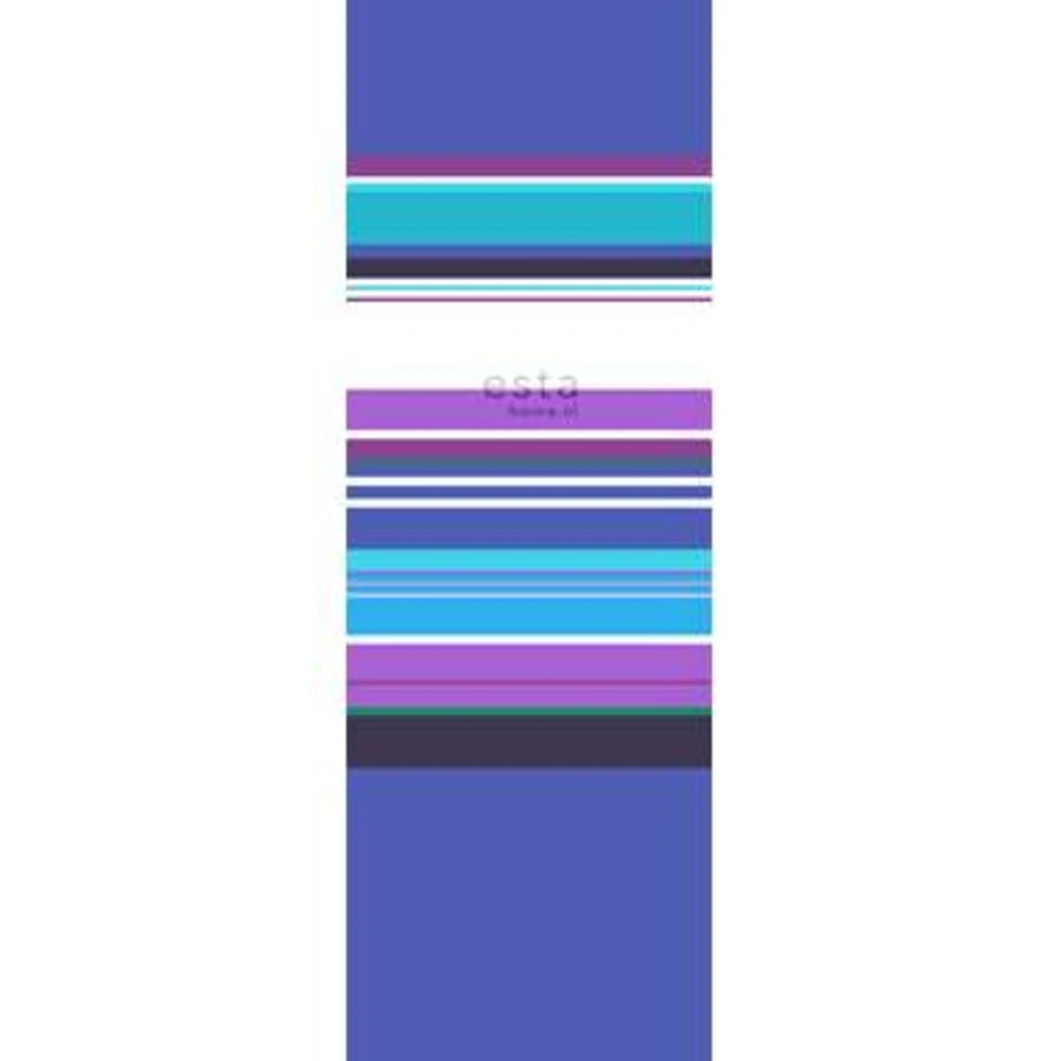 ESTAhome Fotobehang - Stripes - Paars - 93 X 270 Cm - Afbeelding 2