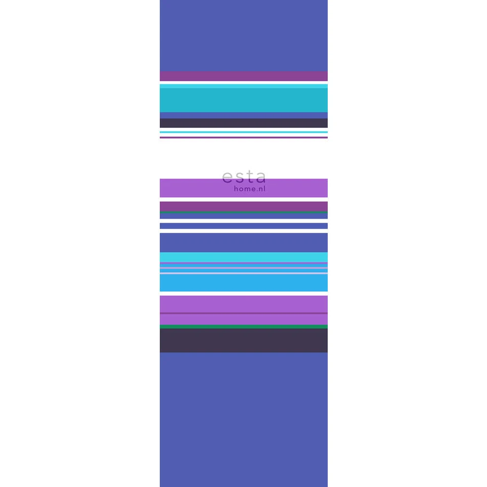 ESTAhome Fotobehang - Stripes - Paars - 93 X 270 Cm