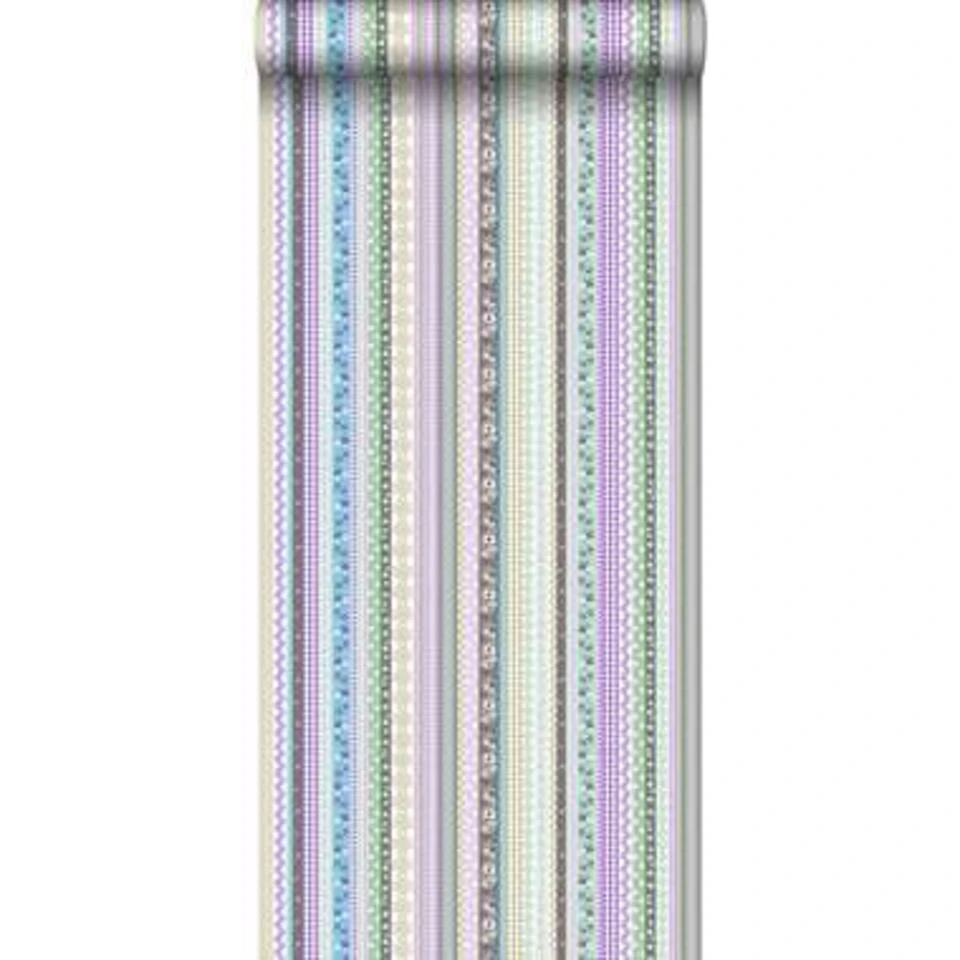 ESTAhome Behang - Lintjes - Pastelkleuren - 53 Cm X 10,05 M - Afbeelding 2