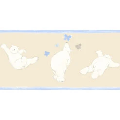 ESTAhome Behangrand - Beren - Beige - 26,05 Cm X 5 M