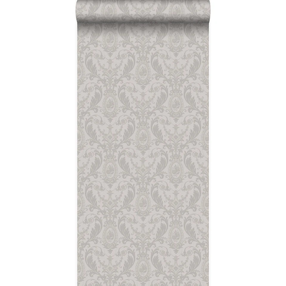 Origin Behang - Ornamenten - Grijs - 53 Cm X 10,05 M