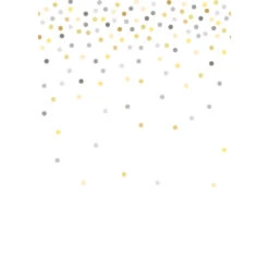 ESTAhome Fotobehang - Confetti Dots - Geel En Grijs - 2 X 2.79 M.