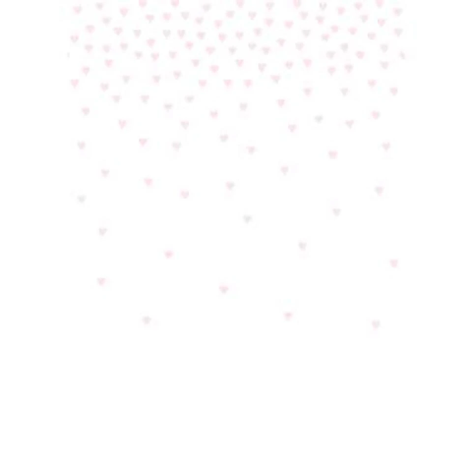 Origin Fotobehang - Confetti Hartjes - Zacht Roze - 2 X 2.79 M - Afbeelding 2