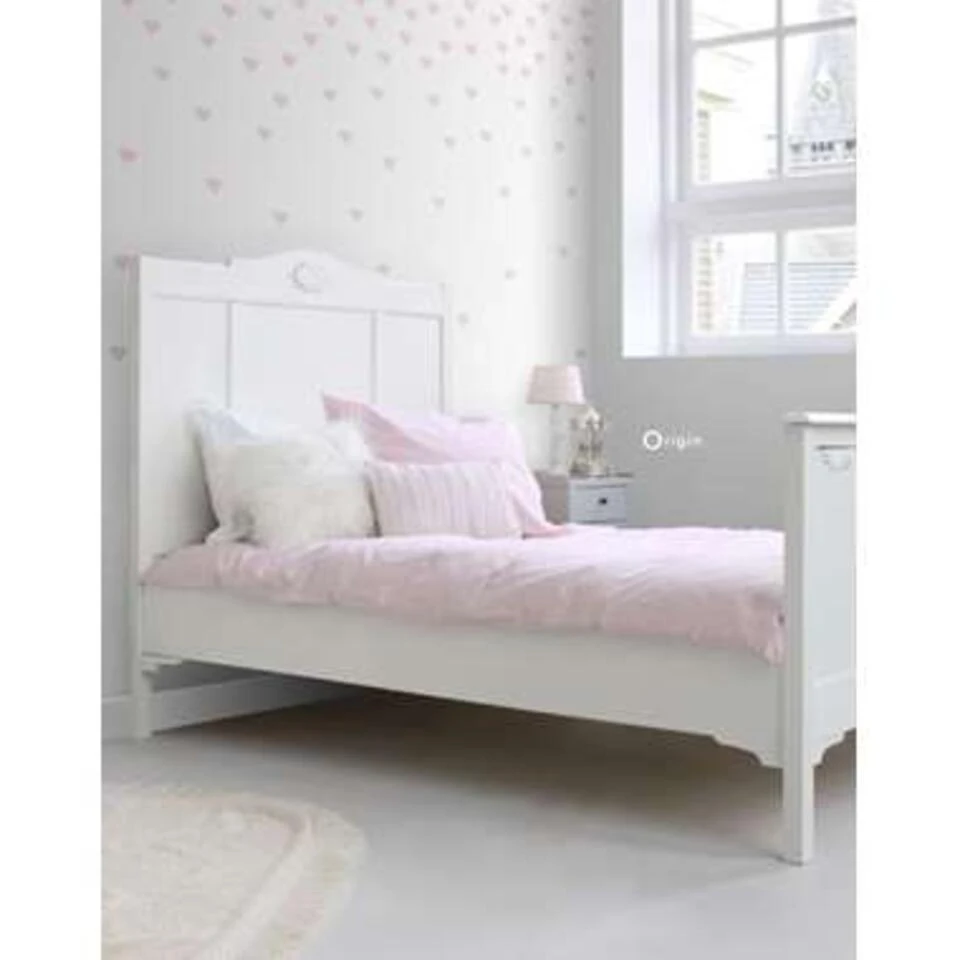 Origin Fotobehang - Confetti Hartjes - Zacht Roze - 2 X 2.79 M - Afbeelding 3