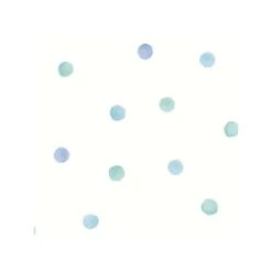 Dutch Wallcoverings - Over The Rainbow- Dots Blue/Teal - 0,53x10,05m