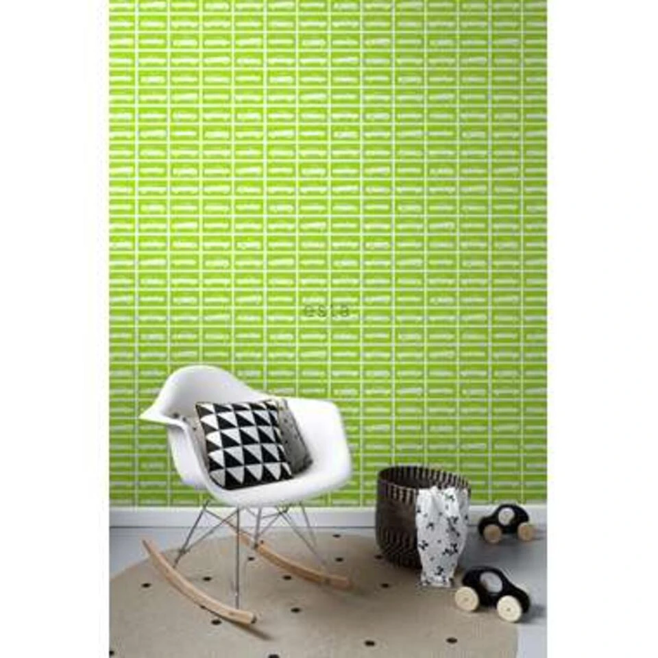 ESTAhome Behang - Auto's - Limegroen - 53 Cm X 10,05 M - Afbeelding 3